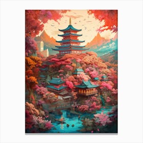 Japanese Pagoda 27 Canvas Print