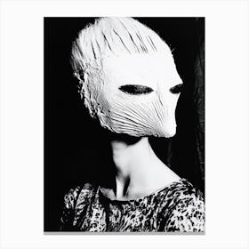 Mask Carnival Noir Canvas Print