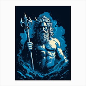 Fantastical Poseidon Canvas Print