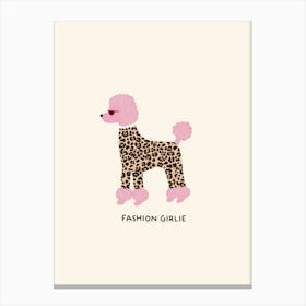 Fashion Girlie Poodle Toile