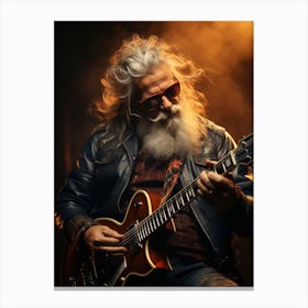 Santa's rock Canvas Print