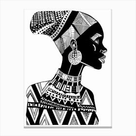 African Woman 163 Canvas Print