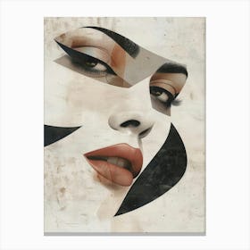 Abstract Portrait Of A Woman 71 Canvas Print