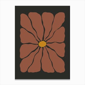 Autumn Flower 04 - Scarlet Canvas Print