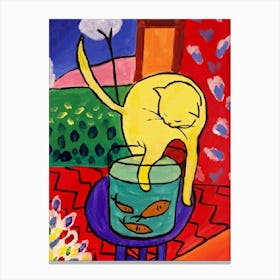 Henri Matisse The Cat With Red Fish Canvas Print