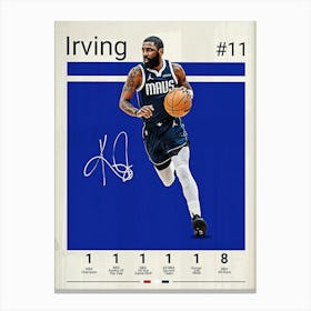 Kyrie Irving Canvas Print