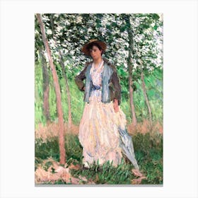 The Stroller (1887), Claude Monet Canvas Print
