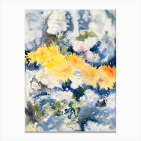 Yellow And Blue, Charles Demuth Canvas Print