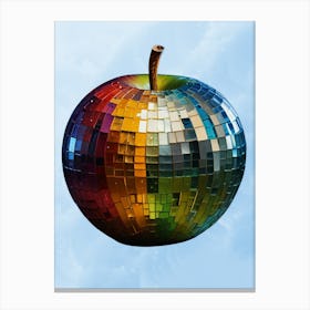 Rainbow Apple Canvas Print