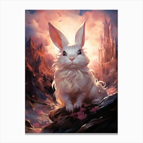 Rabbit In The Castle Canvas Print