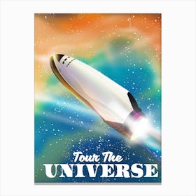 Tour The Universe Space Art 3 Canvas Print