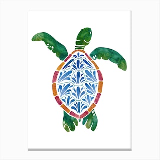 Green Sea Turtle Canvas Print