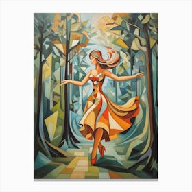 Dance In The Woods Canvas Print