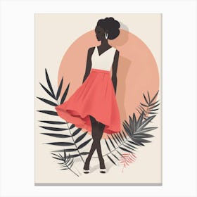 Fashion Illustration 5 Canvas Print