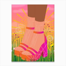 Walking On Sunshine Canvas Print