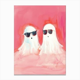 Ghosts In Sunglasses 4 Canvas Print