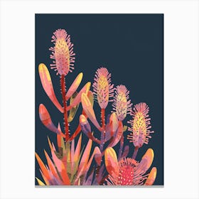 Austrocylindropuntia Subulata Minimalist 3 Canvas Print