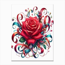 Red Rose 18 Canvas Print