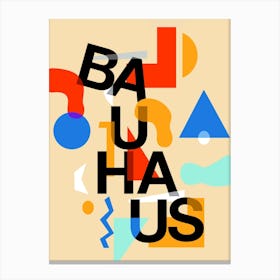 BAUHAUS CONFETTI Canvas Print