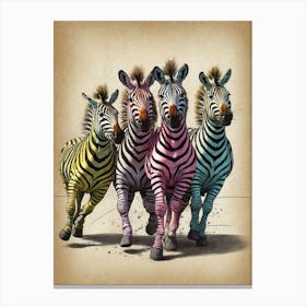 Zebras Canvas Print