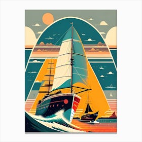 Yachting Canvas Print