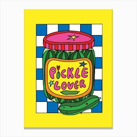 Jar of Pickles and Dills Canvas Print