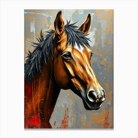 Horse Head Painting 1 Canvas Print