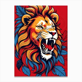 Lion Head Canvas Print