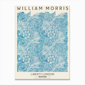 Liberty Print William Morris Blue Marigold Canvas Print