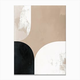 Echoes Of Neutrality Minimalist Style Canvas Print