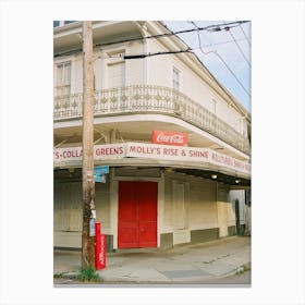 New Orleans Diner on Film Canvas Print