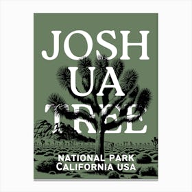 Joshua Tree National Park | California Desert Travel Landscape Scenery 4 Canvas Print