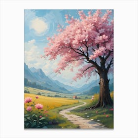 Cherry Blossom Tree Canvas Print