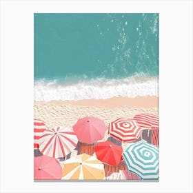 Beach Umbrellas 6 Canvas Print