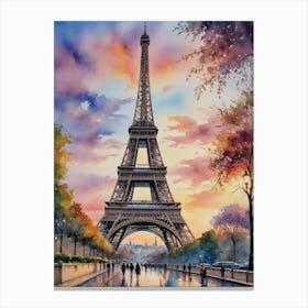 Eiffel Tower Paris France 1 Canvas Print