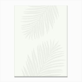 Bright beige palm leaf bArt Poster_2301618 Canvas Print