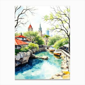 San Antonio River 2 Canvas Print