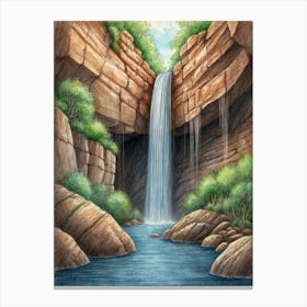 Waterfall 5 Canvas Print