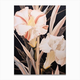 Flower Illustration Gladiolus 1 Canvas Print