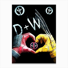 Deadpool And Wolverine 5 Canvas Print