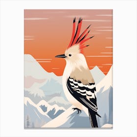 Bird Illustration Hoopoe 1 Canvas Print