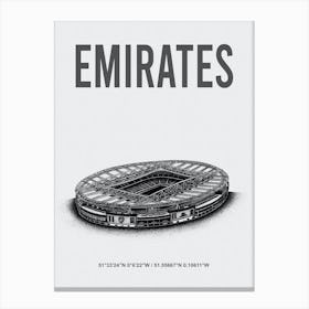 Emirates Stadium Arsenal Fc Stadium Canvas Print