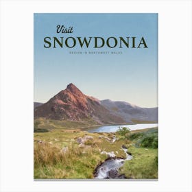 Snowdon Canvas Print