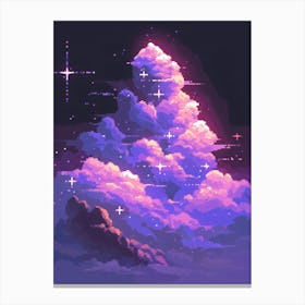 Pixel Art 2 Canvas Print