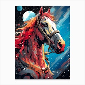 Space Horse Canvas Print