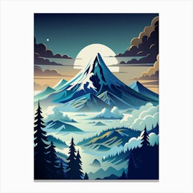 Mountain Landscape 3 Canvas Print