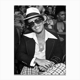 Bruno Mars Attends The 2022 Bet Awards Canvas Print