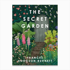 Book Cover - The Secret Garden by Frances Hodgson Burnett Canvas Print
