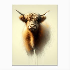 Wild Animal Illustration 358 Canvas Print