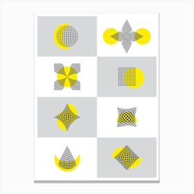 Dots for Shapes Canvas Print